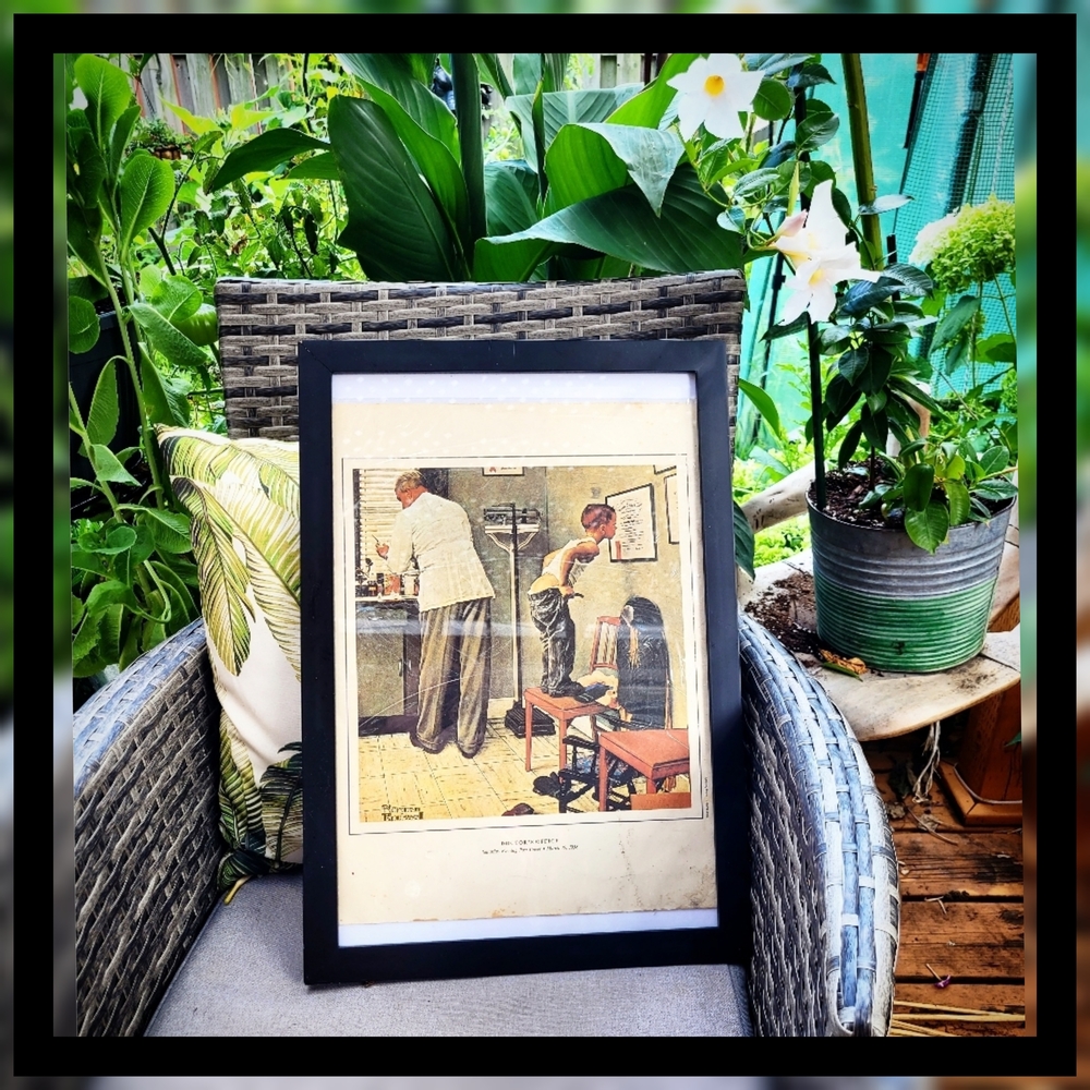 ✨️ Auth. Vintage 1958 Norman Rockwell "Before The Shot" ✨️